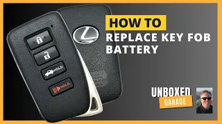 How To Replace Lexus Key FOB Battery (Smart Key Remote) - RX 350, NX 300, LX 570, ES 350, RC 350