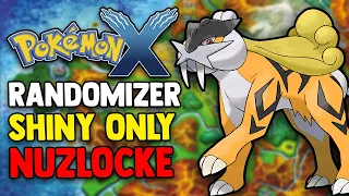 POKEMON X HARDCORE NUZLOCKE - RANDOMIZED SHINY ONLY!