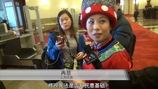 修宪反映民意？人大代表政协委员如何表态