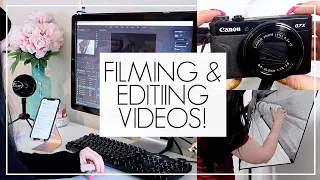 How I Film & Edit Videos For YouTube! Nail Tech Behind The Scenes