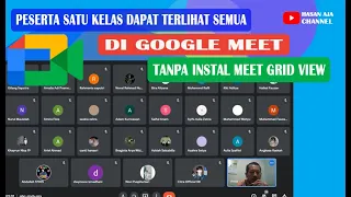 Cara Mengatur Tampilan Jumlah Peserta Di Google Meet (Terbaru)