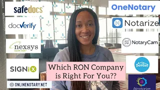 I looked into EVERY Remote Online Notary (RON) company| Here is what I learned! Pt. 1