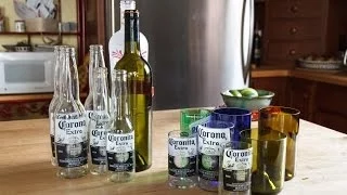 Cut Bottles into Glasses - Cutting Wine and Beer Bottles