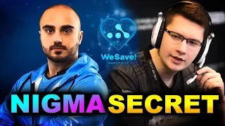 NIGMA vs SECRET - WHAT A GAME! - WeSave! Charity Play DOTA 2