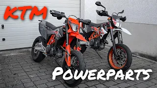 KTM SMC R 690 - 2021 - Powerparts, 15er Ritzel und Arrow ohne dB Killer