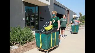 First wave of Cal Poly students arrive at the San Luis Obispo campus