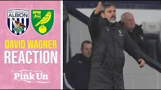 David Wagner Reaction | West Brom 1-0 Norwich City | The Pink Un