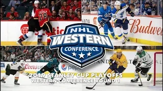 2019 Stanley Cup Playoffs -  Western Conference All Goals Round 1