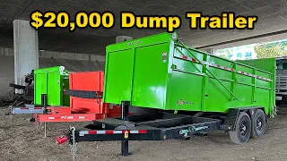 What is the Best Dump Trailer For Landscaping?!?