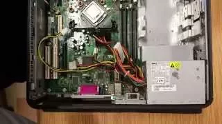 Installing a Power Supply in a Dell Optiplex GX620 Motherboard