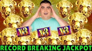 RECORD BREAKING JACKPOT On High Limit Buffalo Gold Slot - $240 MAX BET