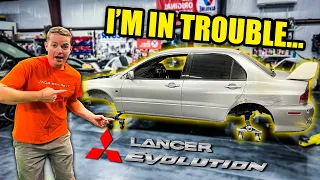 Rebuilding A Wrecked Mitsubishi Lancer Evo 8 | Part 8