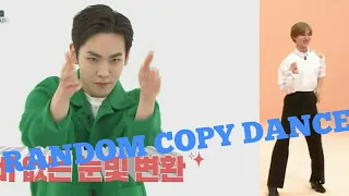 SHINEE KEY Perfect in Random Cover Dance while Taemin cutely at lost /SHINEE KEY泰民複製隨機舞蹈