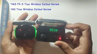 TWS F9-5 True Wireless Earbud Review and unboxing || Y60 Best Wireless Earbuds 2023