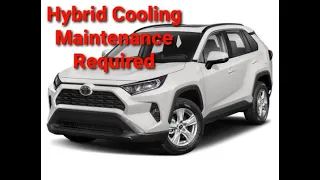 Toyota Rav4 Hybrid Maintenance Required for Hybrid Battery Cooling Parts at Your Dealer warning ⚠️