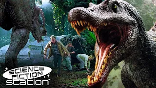 The Spinosaurus Crashes Their Plane | Jurassic Park III | Science Fiction Station