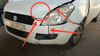 Maruti Suzuki Ritz front left side Damage Repair