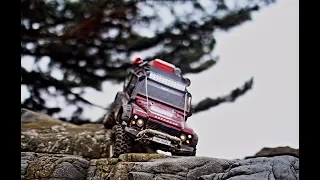 Traxxas TRX4      Defender D110    Rock Crawling #