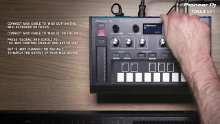 TORAIZ AS-1 Tutorial - Connecting External MIDI Keyboard