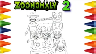 Zoonomaly Coloring Pages / Ho To COLOR ALL BOSSES and MONSTERS from ZOONOMALY game / NCS MUSIC