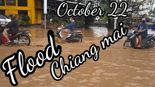 Flood Chiang mai 3 October 2022