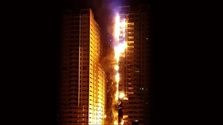 Two towers in Ajman engulfed in flames