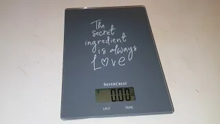 Silvercrest LIDL Digital kitchen scales IAN 379069_2201: unboxing & how to