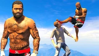 Grand Theft Auto V: Hardest Knockouts (K.Os) #5 (Punches, Crazy Kicks, Brutal Kills, MMA Takedowns)