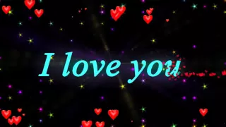 Футаж Сердечки  I Love You