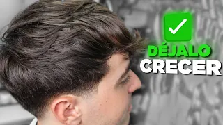 Corte de pelo para DEJARLO CRECER - Taper fade