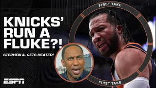 Stephen A. vs. Perk vs. Chiney 🗣️ First Take HEATED debating if Knicks' run is a fluke 👀