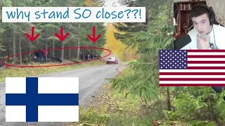 American Reacts WRC Rally Finland 2021 Best Of FLAT OUT