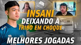 As vezes que o INSANI chocou o Gaules e a Tribo com suas jogadas | Melhores momentos do INSANI no CS