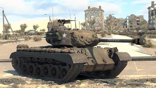 War Thunder: USA - Assault tank T26E5 Gameplay [1440p 60FPS]