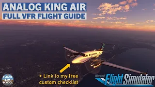 How To Fly The Black Square King Air | MSFS Tutorial