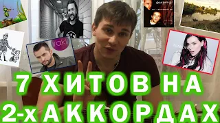 ПЕСНИ НА ДВА АККОРДА НА ГИТАРЕ | ГИТАРА С НУЛЯ