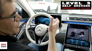 2021 Mercedes S Class Level 3 Self Driving Drive Pilot Demo