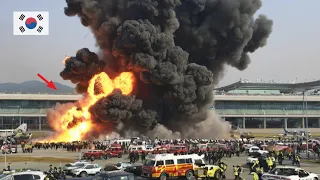 CRAZY EXPLOSION AT SOUTH KOREA AIRPORT! South Korea's Largest Airport Blown Up