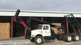 Flip N Stack hay stacker