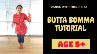 Butta Bomma Dance | Easy Tutorial for Kids | Allu Arjun