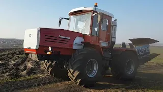 Трактор ХТА "Слобожанец" (двигатель ММЗ-262.2S2 - 250 л.с.) с оборотным плугом 5 корпусов в работе!