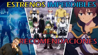 Lo que NECESITAS SABER sobre KAIJU N°8, BOKU NO HERO Y KONOSUBA - ANIME de la TEMPORADA