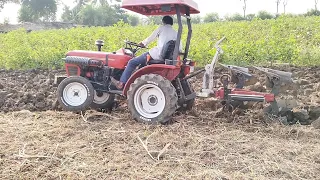 Eicher 188 with mb plough || सख्त मिट्टी में plough || નાનું પણ નાગ નું બચ્ચું હો 😎🤏 #minitractor