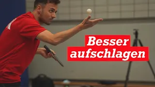 5 Tipps, um das Aufschlagspiel weiterzuentwickeln | TT lernen!