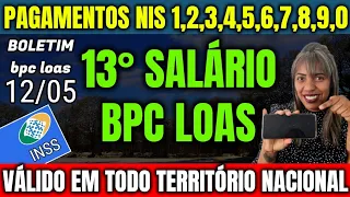 ✔️ EXTRATO DE PAGAMENTO! 13° SALÁRIO ANTECIPADO + VALORES LIBERADOS BPC LOAS