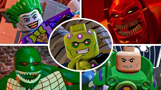 Lego Batman 3 Beyond Gotham - All Bosses Fight Gameplay