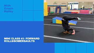 MINI CLASS # 1- forward rolls/somersaults