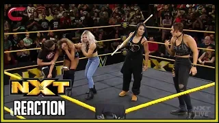 Mia Yim Has A Kendo Stick And Makes The Save Reaction