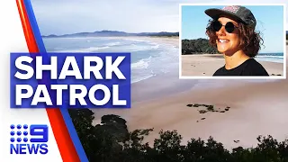 Beach patrols following shark attack death | 9 News Australia