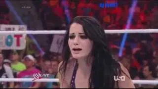 WWE Raw Aj Lee vs Paige Divas Championship rematch june 30,2014